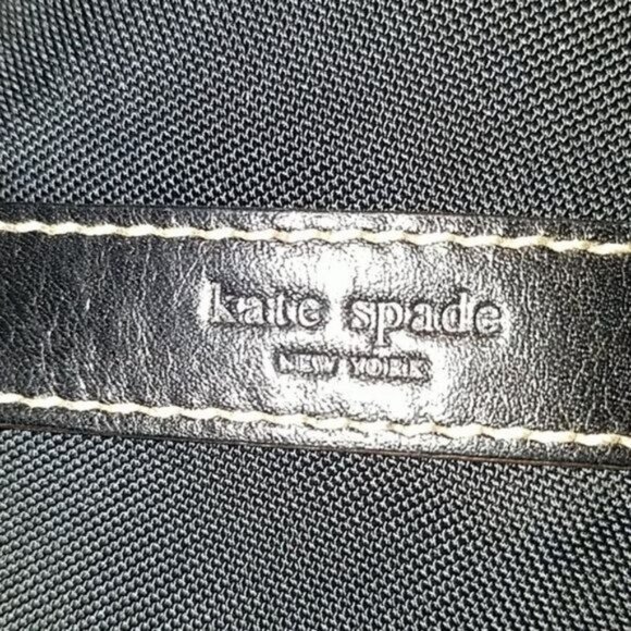 Kate Spade Black Nylon Tote Bag Shoulder Satchel Handbag Purse WOMEN'S WOMAN'S - Picture 3 of 15